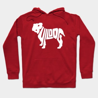 Bulldog white Hoodie